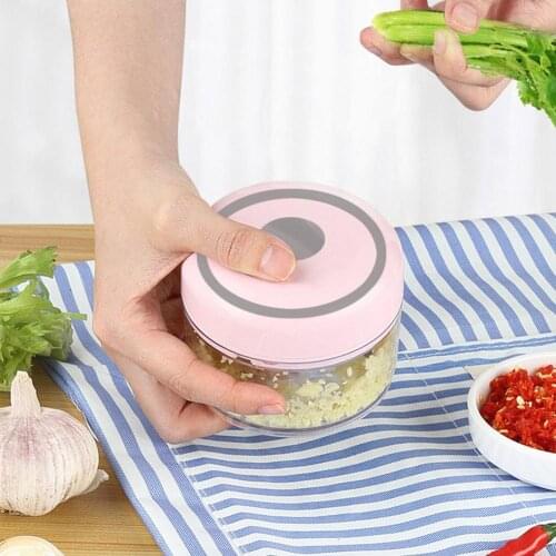 Multifunction Mini Vegetable Meat Chopper 100ML Electric Garlic Chopper With USB Rechargeable Cord Crusher Nut Press Processor