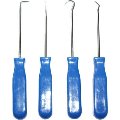 4Pcs Auto Car Pick Hook Set Craft Hand Tools Oil Seal Gasket Puller O-Ring Remover Craft Hand Tool Car Remover Tool Set