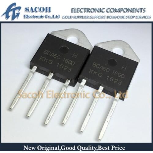 New original 5PCS/Lot BCA60-1600 60-1600 or BCB60-1600 or JCT1655Z or JCT1655S JCT1655 1655 TO-218 60A 1600V Power SCRs