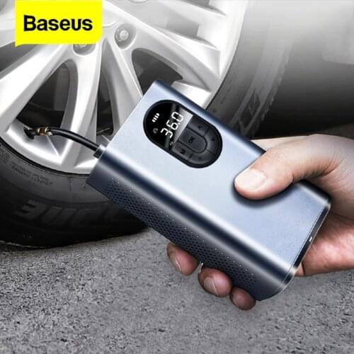 New Portable Pump Air Compressor Smart Digital Tire Pressure Detection Auto Tire Pump for Car Bike Motorcycle and ball