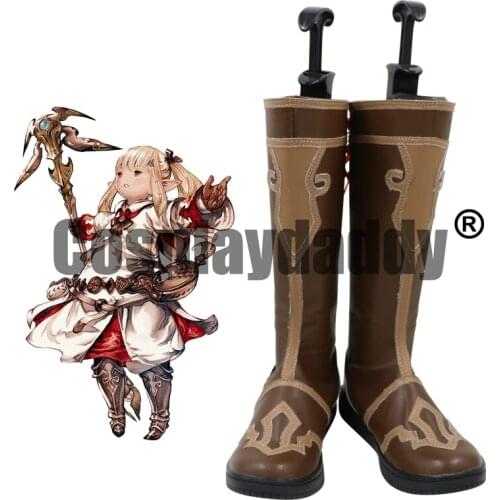Final Fantasy XIV FF14 FFXIV White Mage Wizard Conjurer Shiromadoshi Healers Boots Game Cosplay Shoes C006