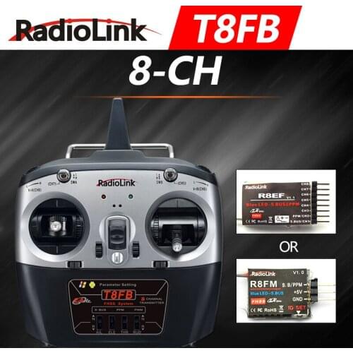 FPV RadioLink T8FB remote control 2.4G eight-channel Ledi 8-channel remote control Airplane entry remote control
