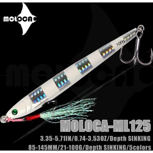 Fishing accessories Lure Metal Jig Weights 21g-100g Sinking Bass Holographic Isca Artificial Baits Peche A La Carpe Fish Leurre