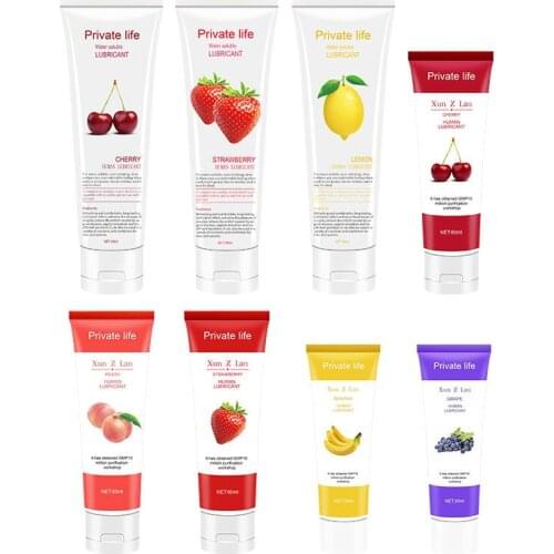Aphrodisiac for Women Fisting Vaginal Lubrication Fruit Flavor Intimate Lubricant for Anal Vagina Water Soluble Massage Oil