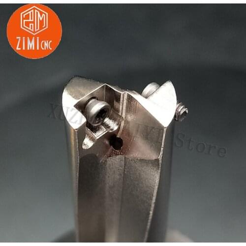 SP-13-3D-C25 alloy hole drilling water jet U-shaped drill bit, internal cooling bit, rapid drilling violent rotary bit