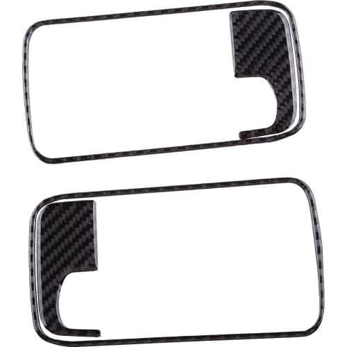 Car Interior Door Handle Bowl Panel Cover Trim Carbon Fiber Fit for Dodge Challenger 2014 2013 2012 2011 2010 2009 2008