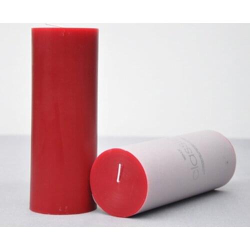 Wax Red Candles Home Decoration Accessories Pillar Candel Wedding Tea Light Deco Mariage Table Velas Aniversario Parafina Blugi