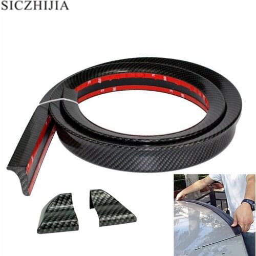 1.5 m carbon fiber car rear lip bumper separator spoiler for Geely Vision SC7 MK CK Cross Gleagle SC7 Englon SC3 SC5 SC6 SC7