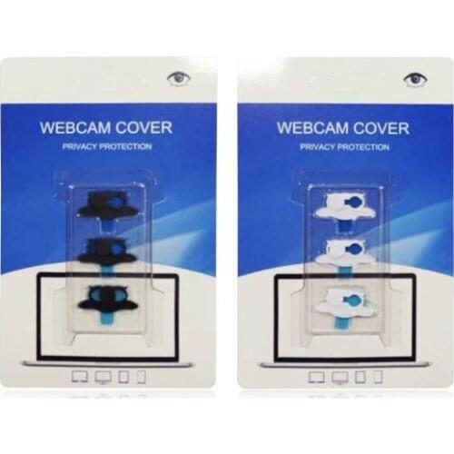 100SET 3PCS/SET Owl WebCam Cover Shutter Plastic Camera Cover for Web Cam IPhone PC Laptops Mobile Phone Lens Privacy Sticker