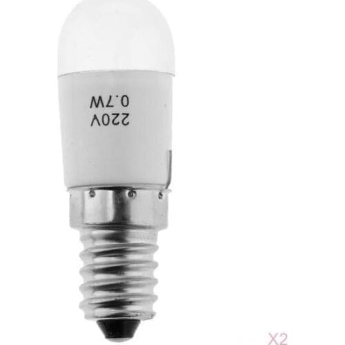 2x Spare Light Bulb For Sewing Machine, Light Bulb For Sewing Machine Lamp Screw Socket