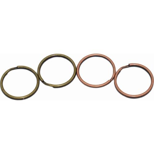 20mm Stainless Steel Key Chain Ring Split Ring Jewelry Charm Clasp Supplies Metal Key Ring Pendant Key Fob Hardware 10pcs