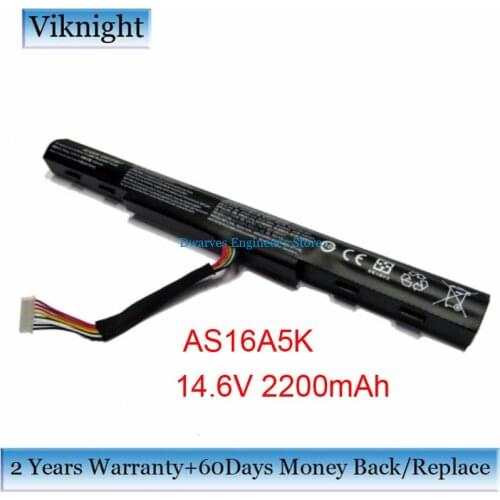 14.6V 2200mAh AS16A5K Battery For Acer Aspire E15 E5-575G-53VG E5-575G-58UJ E5-575G-59EE Laptop Battery AS16A8K AS16A7K AS16A8K