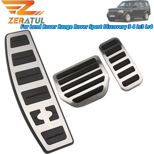 Zeratul Auto Car Pedals Cover for Land Rover Range Rover Sport Discovery 3 4 Lr3 Lr4 Gas Accelerator Footrest Modified Pedal Pad