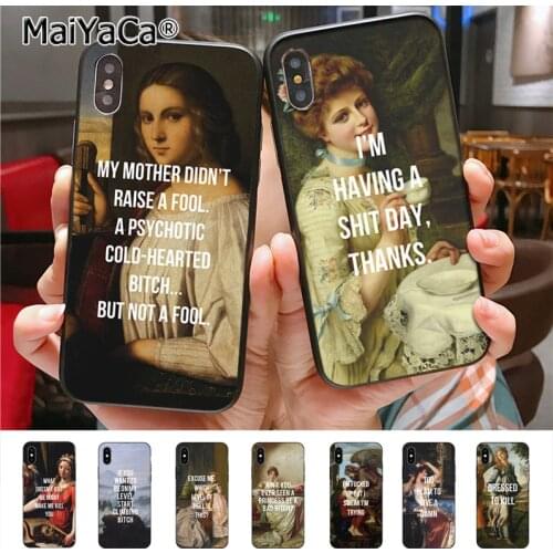 Paintings lyrics New phone case for iphone 11 12 Pro X XS XR XS MAX 8 7 6 6S Plus 5 5S SE cass 12mini