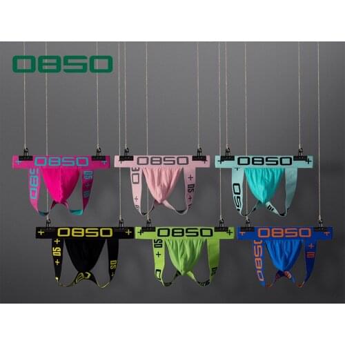 Men Underwear Comfortable Underpants Soft Penis BagSexy Gay Jockstrap Cotton Men Thong Cueca Tanga Breathable Male Panties