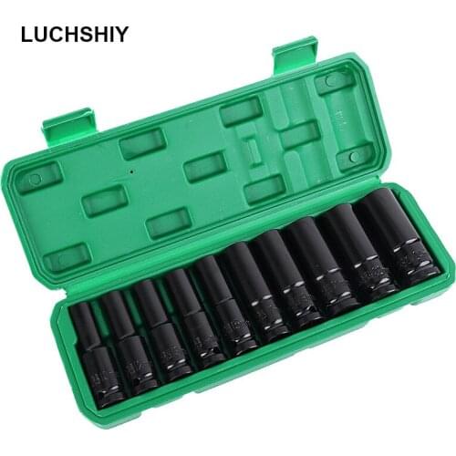 Electric Impact Wrench Hex 1/2" Socket Spanner Kits Set Socket Wrench Set Tool Drive Adapter Spanner for Makita Electric Wrench