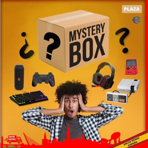 EUROXANTY®| MISTERY BOX Gamer | Mistery Box Electronic | Gaming | Retro console | Headphones | Keyboard | Video games | Speaker