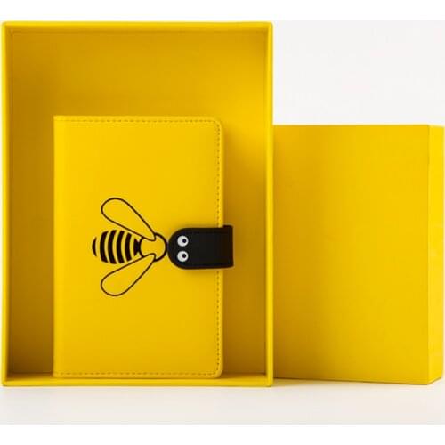 Kawaii Notebook Agenda Bee A6 Annual Monthly Weekly Planner Diary Travel Journal Book Organizer Binder Paper Office Cute Gifts