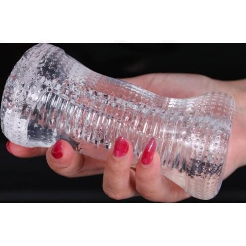 Classic Hot Selling Masturbation Sex Products Male Masturbator Cuptransparent Toys Men Work Out Endurance Sex Toys for Men