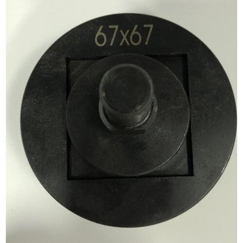67*67mm Square Hydraulic Hole Punch Die