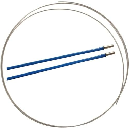 Hot AD-2Pcs Two Way Rod Type Guitar Truss Rod Steel 9 X 440mm Blue with 8 Feet Cupronickel Fret Wire Fingerboard Frets 2.9mm Wid