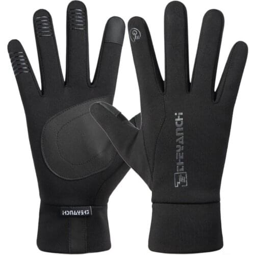 Loogdeel New Winter Cycling Gloves Bicycle Warm Touchscreen Full Finger Gloves Waterproof Outdoor Bike Skiing Motorcycle Riding