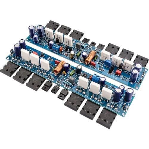 AIYIMA 2Pcs L10 Sound Amplifier Board 300W HiFi 2.0 Channel Class AB Power Amplifiers Amp Transistor A1930 C5171 TT1943 TT5200