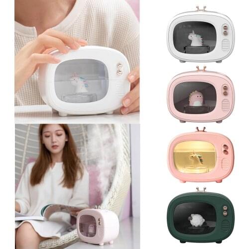 Portable Simple Mini Humidifier Rechargeable Home Car Purifier Air Diffuser Colored Night Lamp Silent Humidifier