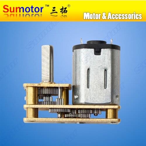 R12GA DC 3V 6V 12V Micro Metal Gear Motor Reverse N20 12GA RC smart car Robot model DIY engine Toy Electric door Remote lock