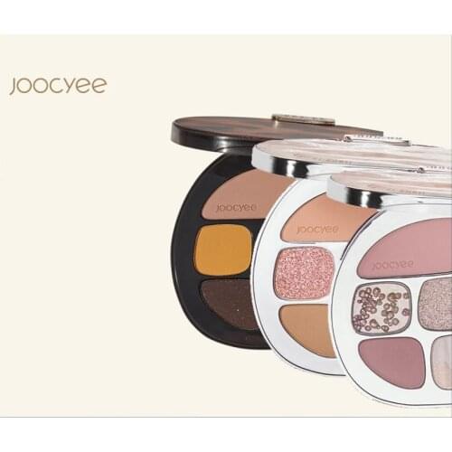JC/Joocyee Multi-Color Eye Shadow Palette 8 Colors Matte Shimmer Glitter Women Beauty Cosmetic Eye Face Makeup Blush Highlighter