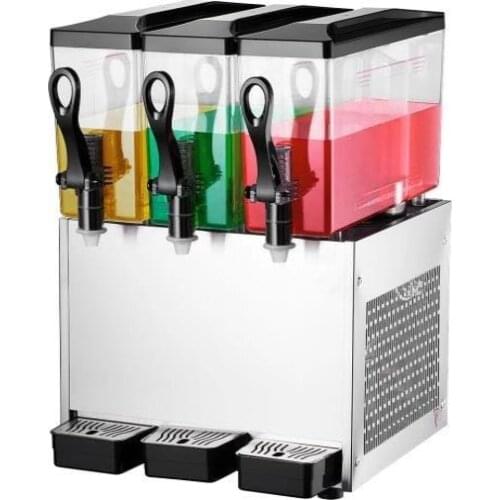 Self-service Cold Drink Machine Hot and Cold Drink Machine 12L*4 Commercial Cold Drink Machine Three Cans of Hot and Cold Mixing