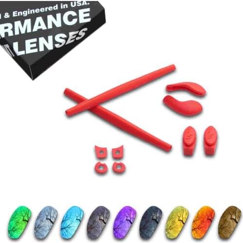 ToughAsNails Resist Seawater Corrosion Polarized Replacement Lens&Red Rubber Kit for Oakley juliet - Multiple Options