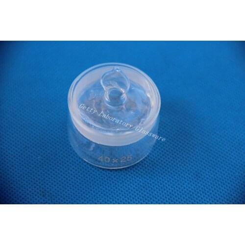 Glass Weighing bottle, 40mmx25mm, low form