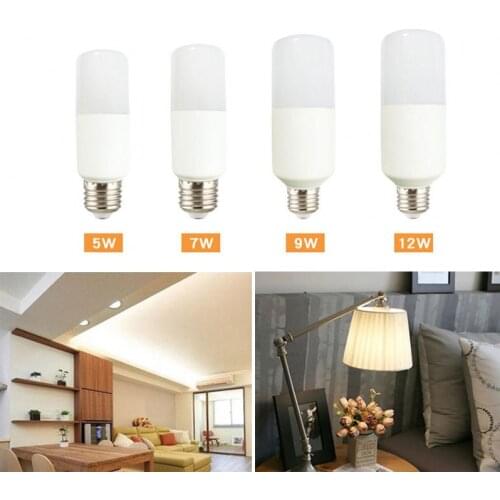 LED E27 Spiral Cylindrical Energy-saving Bulb 5W 7W 9W 12WAC220V Indoor, Bar, Coffee Bar, Bedroom Home Lighting Decoration