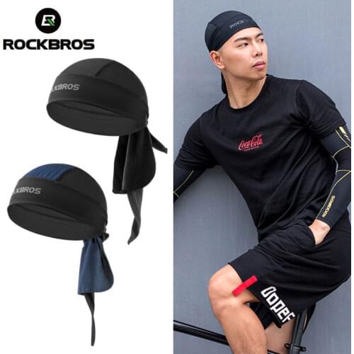 ROCKBROS Cycling Bicycle Bandana Breathable Wicking Elasticity Men Women Outdoor Running Hiking Sunscreen Cap Headwear Headband