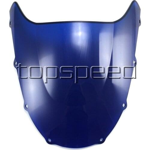 Motorcycle Windshield Windscreen For Kawasaki Ninja ZX9R 1998-1999 Blue