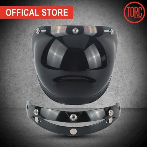 TORC helmet bubbles visor vintage retro open face helmet motorcycle helmet bubble visor lens glasses for helmets PC LENS