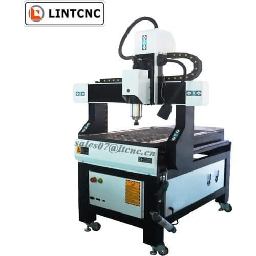 High Quality Mini 6090 6012 4 Axis Engraver Machine with Rotary Advertising CNC Router for Metal Wood