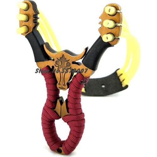 High Quality Outdoor Hunting Shooting Alloy Slingshot Wristband Bow With Quality Rubber Match Shooting Game 2020 New