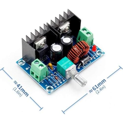 XH-M401 DC-DC Step Down Buck Converter Power Supply Module XL4016E1 PWM Adjustable 4-40V to 1.25-36V Step Down