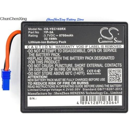 Cameron Sino 8700mAh Battery YP-3A for YUNEEC H480 Drone Remote Control, ST16 controller