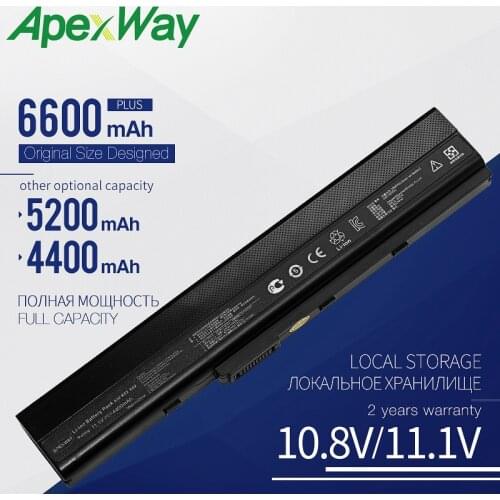 11.1V Laptop battery A32-K52 for Asus K52 K42 X5I X62 A62 Series K52F K52J K52D K52N K52X K62 P42 X42 X52 X67 A42 A52 B53 F86