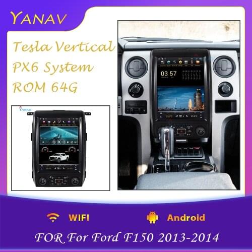 Vertical HD Screen Car Radio Stereo Receiver For Ford F150 2013-2014 GPS Navigation Video Android Multimedia MP3 Player HeadUnit