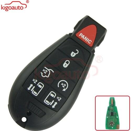 #10 Fobik key remote 6 button with panic 434Mhz IYZ-C01C M3N5WY783X for Chrysler Town & Country Mini Van smart key