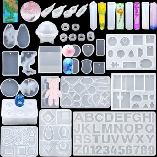 Epoxy Resin Molds Silicone Ball Mold Jewellery Earring Casting Tools Pendant Handmade Jewelry making DIY Crafts Epoxy Resin Art