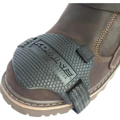 Komine Wear-resisting Rubber Motorcycle Gear Shift Pads Riding Shoes Scuff Mark Protector Motorbike Boots Cover Shifter Guards Y