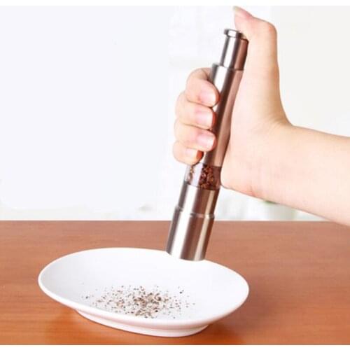 Kitchen Stainless Steel Pepper Grinder Portable Manual Pepper Muller Seasoning Milling Machine LX6500