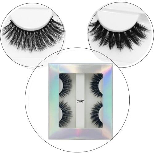 NEW 2 pairs Soft Natural Long Lashes Cross Messy Thick Cotton Stalk 3d False Eyelashes Stage Banquet Makeup Fake Eyelashes