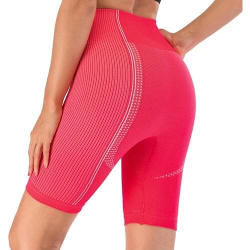 Womens High Waist Tight Sports Shorts Casual Fitness Stretch Shorts Female Sexy Comfortable Jogging Short Pants