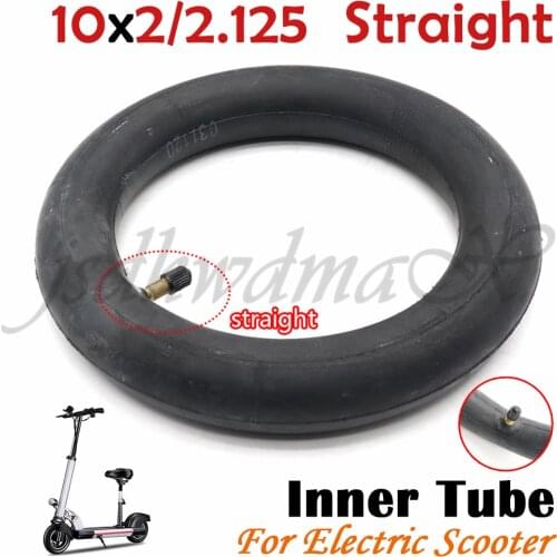 10 Inch Inflatable Tube Tyre for Electric Scooter Balancing Car Skateboard 10x2.0 Inner Tube 10x2.125 Butyl Rubber Inner Tube